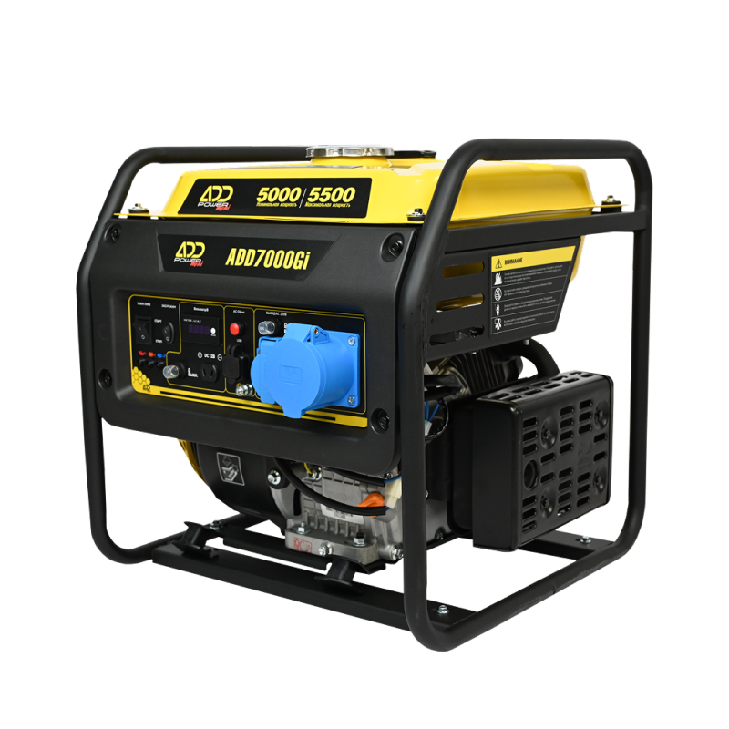 ADD7000Gi | Бензин (АИ-92) | 51 кг | 5.5 кВт